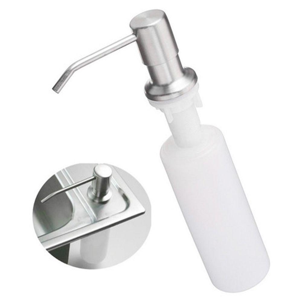 Dispenser Dosador Embutir Kit 18 Un Sabonete Liquido Sabao Detergente Cozinha Pia Banheiro Lavabo - 2