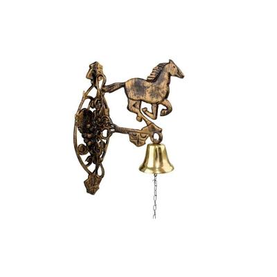 Sineta Sino de Bronze de Parede Modelo Cavalo de Alumínio