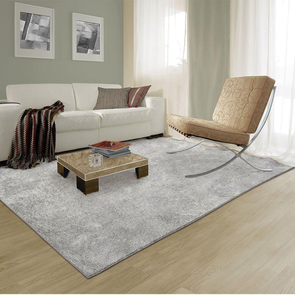 Tapete Foffo 1,00 x 1,50m Platina - 2