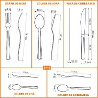 Faqueiro Búzios Com 60 Peças Totalmente Em Aço Inox Ibag - Tramontina - 4