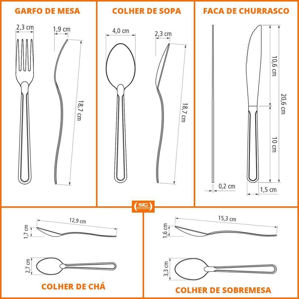 Faqueiro Búzios Com 30 Peças Totalmente Em Aço Inox Ibag - Tramontina - 3