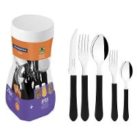 Faqueiro Tramontina Leme Preto 20 Peças - 4