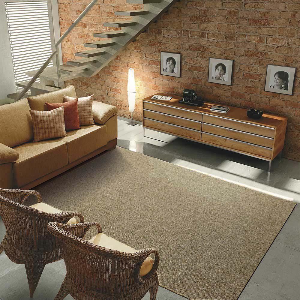 Tapete New Bouclê 1,50 x 2,00m Palha - 2