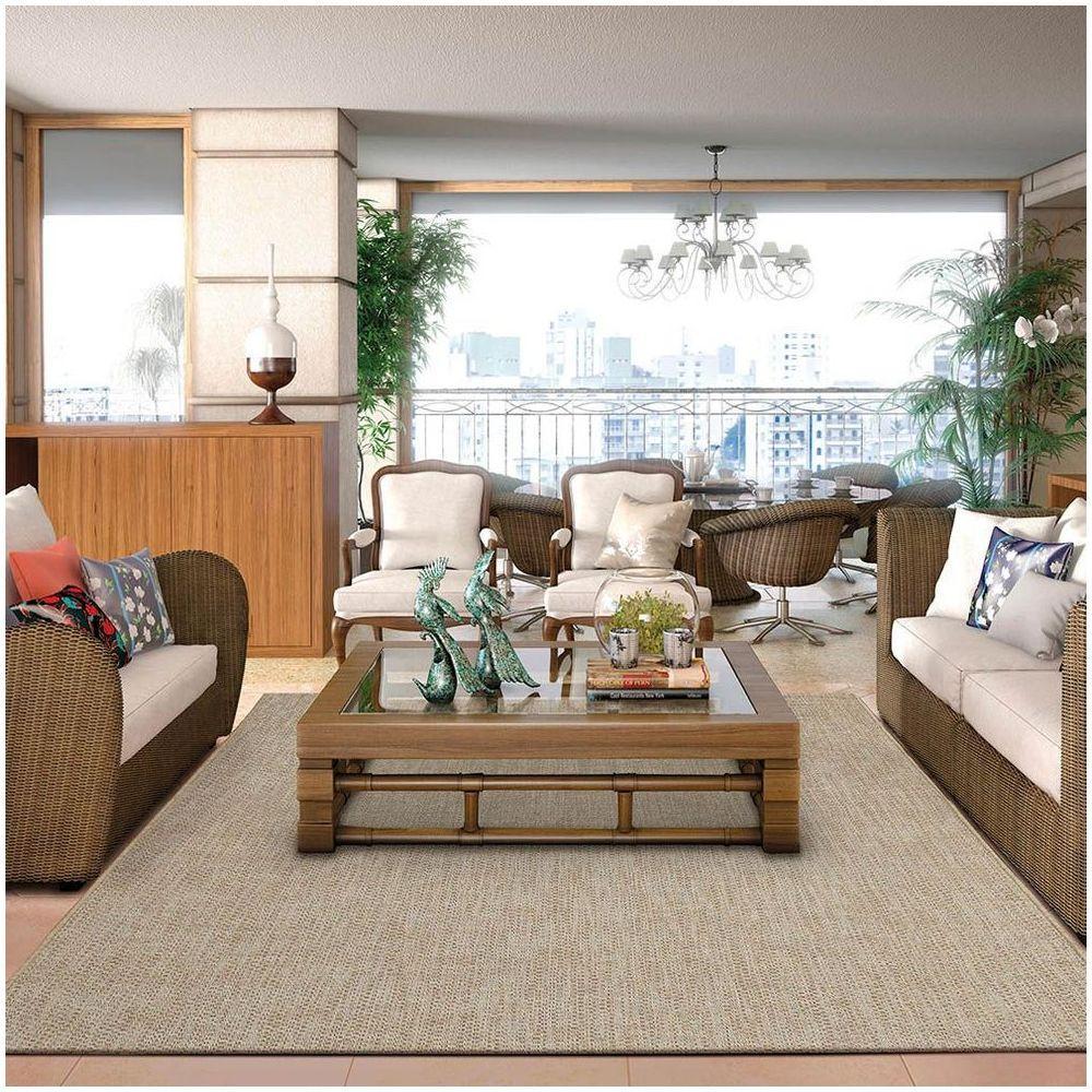 Tapete para Sala de Estar New Bouclê Piauí Tapetes São Carlos - 10