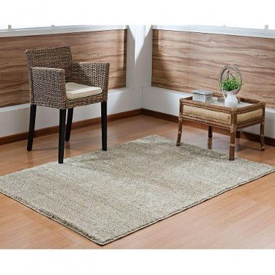 Tapete Sala Esc. 1,50 X 2,00 Antiderente Mescla Bege Classic