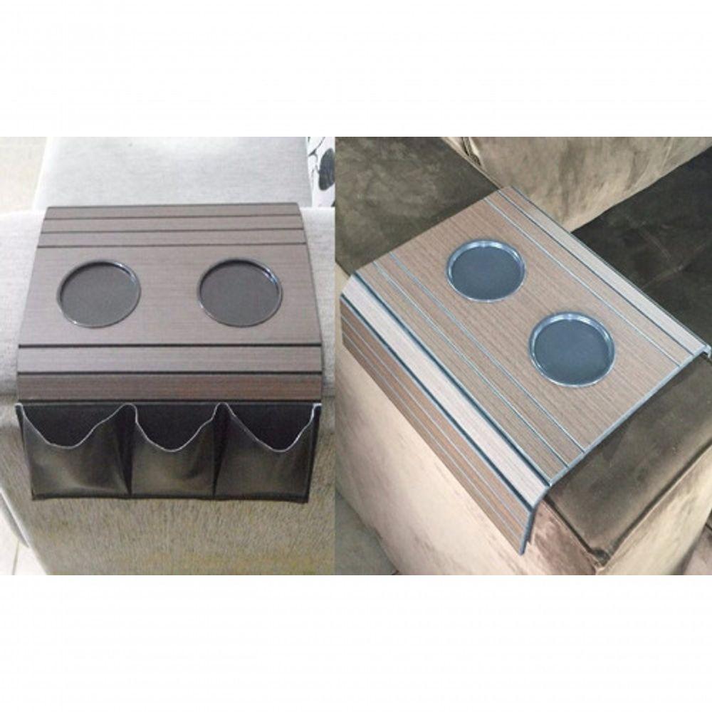 Esteira Bandeja com porta copo e Controle para Sofá - 8