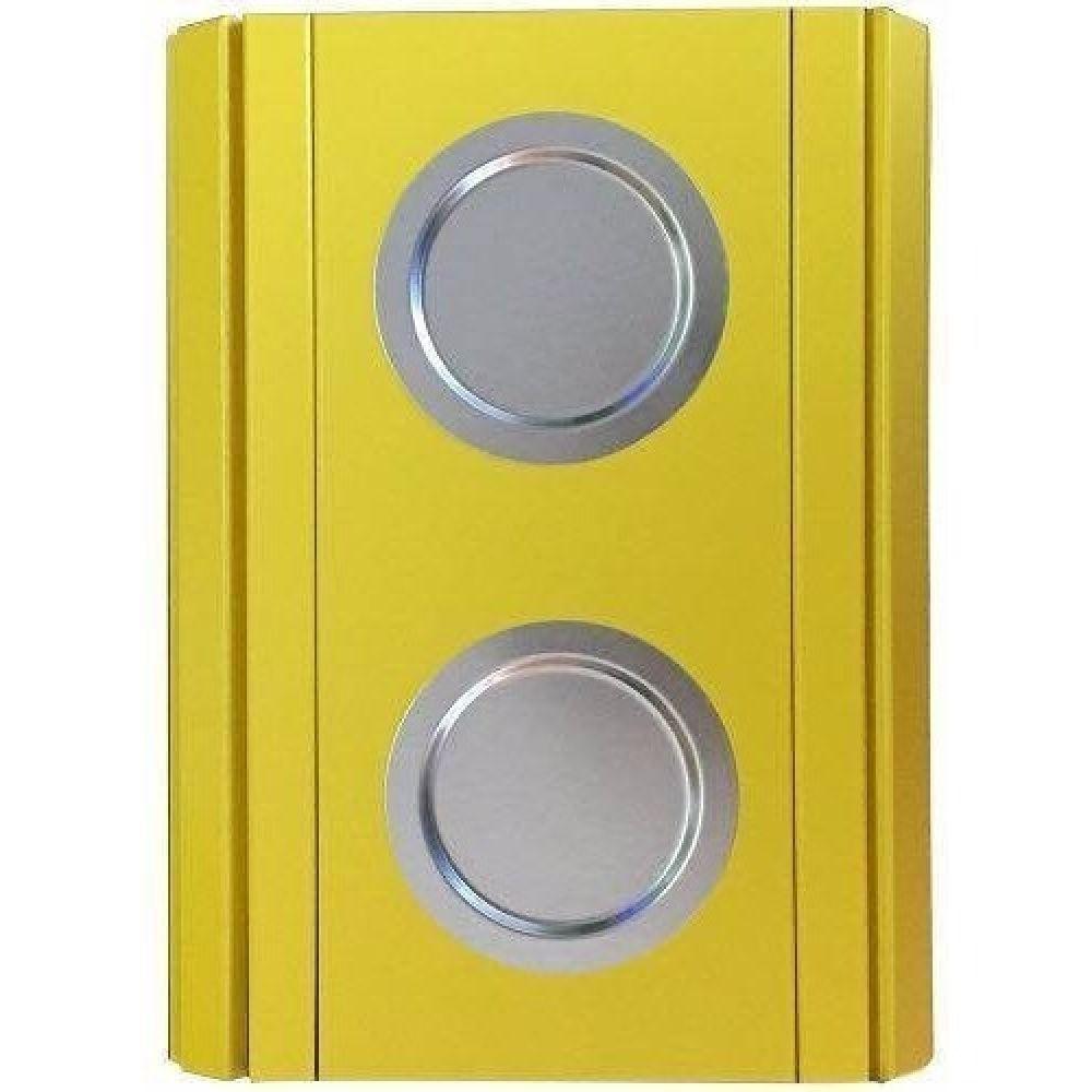 Kit 02un Esteiras Amarela Braço Sofá Porta Copo Alumínio - 2