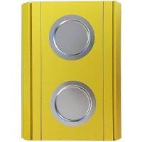 Kit 02un Esteiras Amarela Braço Sofá Porta Copo Alumínio - 2