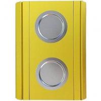 Kit 02un Esteiras Amarela Braço Sofá Porta Copo Alumínio - 7