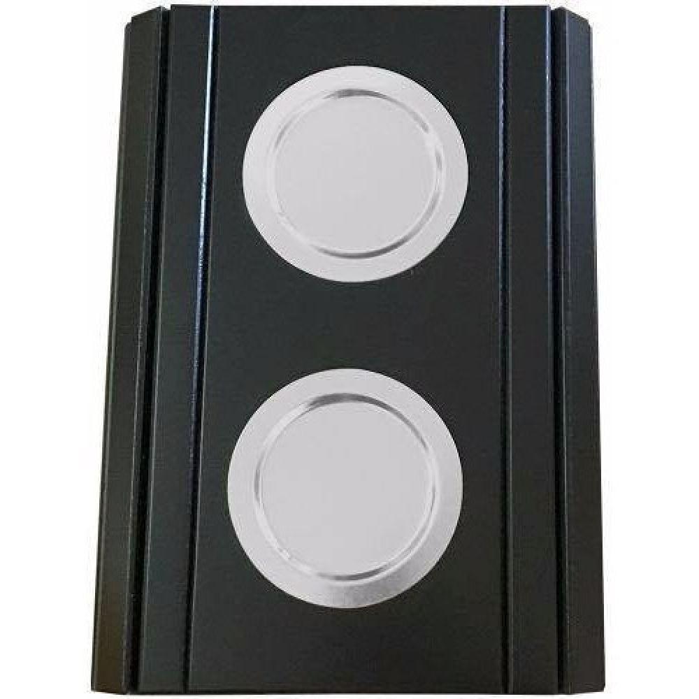 Esteira para Braço de Sofá com Porta Copo Kit 2un Preto - 2