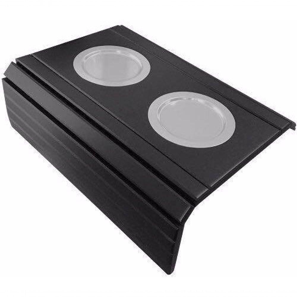 Esteira para Braço de Sofá com Porta Copo Kit 2un Preto - 7