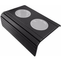 Esteira para Braço de Sofá com Porta Copo Kit 2un Preto - 8