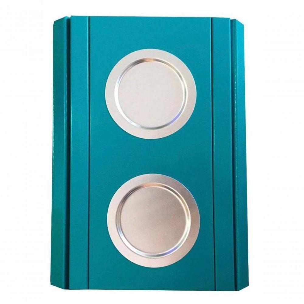 Esteiras Porta Copo Alumínio para Sofá Kit 2un Azul Tifany - 7