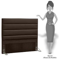 Cabeceira Quarto Casal Greta 140cm Corano Marrom