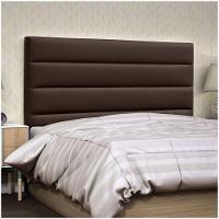 Cabeceira Quarto Casal Greta 140cm Corano Marrom - 9