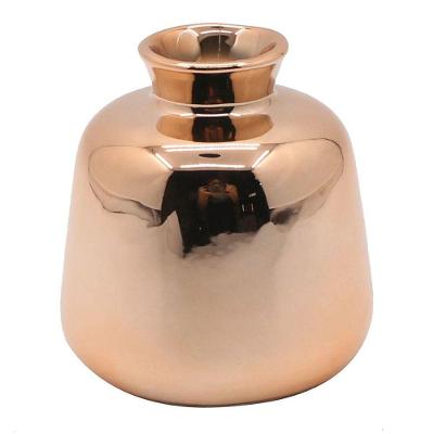Vaso de Cerâmica Rose 7,5cm X 7,5cm X 8,5cm