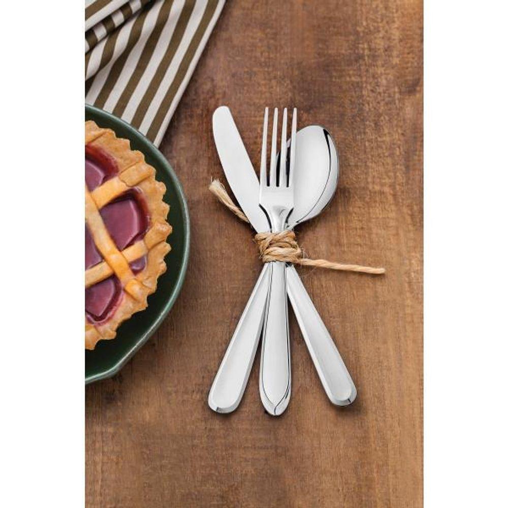 Colher De Mesa Tramontina Angra Em Aço Inox - 4