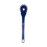 Colher Pegador De Macarrão Nylon Talher Utensílio Azul 28Cm - 1