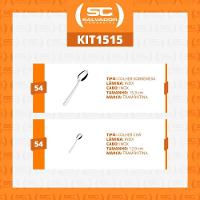 Conjunto Chá E Sobremesa Búzios 108 Peças Totalmente Em Aço Inox Ibag - Tramontina