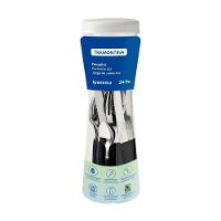 Conjunto Faqueiro 24 Peças Ipanema Lâmina Inox Cabo Preto - Tramontina 23399091 - 2