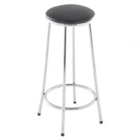 Banqueta Alta Sem Arco Banqueta Para Escritório Plus Preto - 1