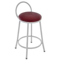 Banqueta Média Com Arco Banqueta Para Escritório Vermelho - 2