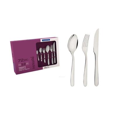 Faqueiro Havaí 72pçs Inox Com Facas P/ Churrasco 66905/150