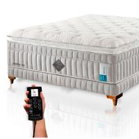 Colchão De Látex Híbrido Qgel Com Cobre Box Solteiro 88x188cm - 1