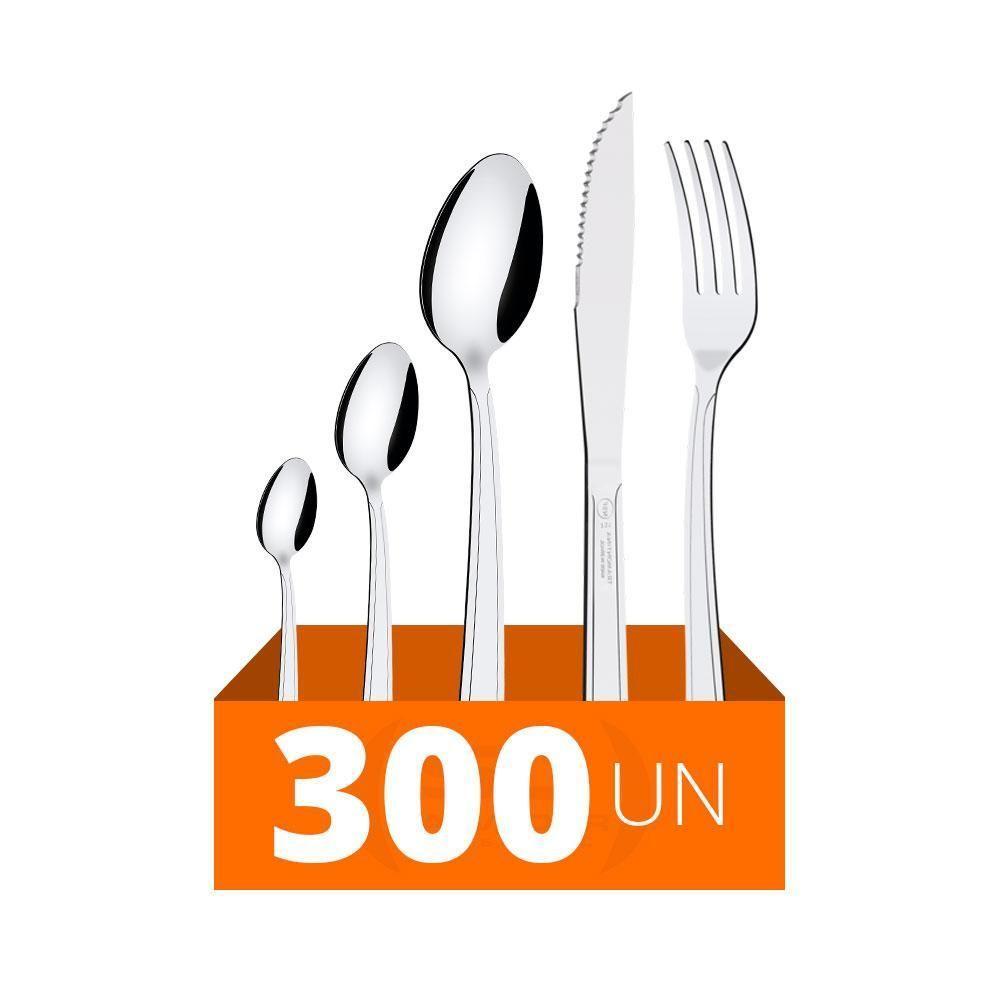 Faqueiro Búzios Com 300 Peças Totalmente Em Aço Inox Ibag - Tramontina - 1