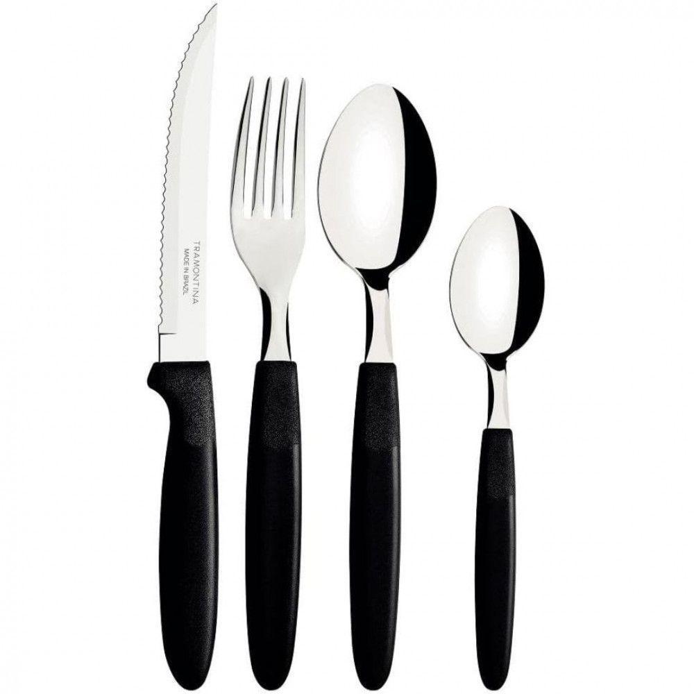 Faqueiro Tramontina Ipanema Com 24 Pecas Preto - 3