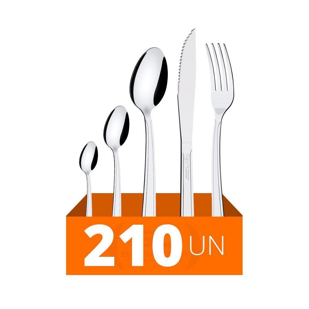 Faqueiro Búzios Com 210 Peças Totalmente Em Aço Inox Ibag - Tramontina - 1