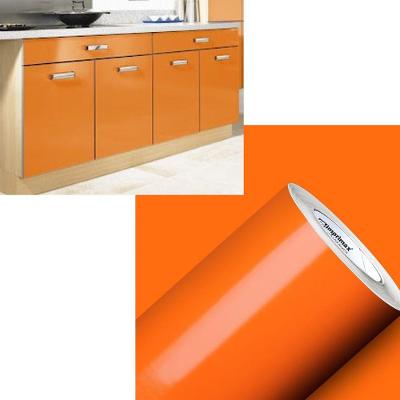 Envelopamento Adesivo Vinil 25mx50cm Laranja