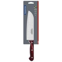 Faca Santoku Tramontina Com Lâmina Inox Vermelho 7'' - 8