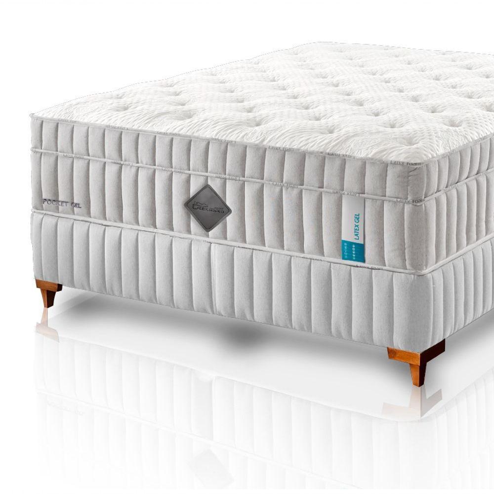 Colchão De Látex Qgel Com Cobre Box Solteiro 88x188cm - 3