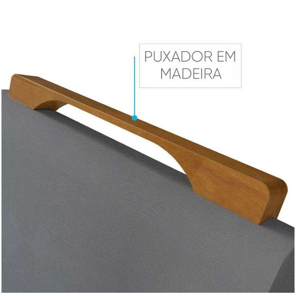 Conjunto Sala De Jantar 4 Lugares Mesa E Cadeiras Lisy Veludo Móveis Mundial Mel Off White - 3