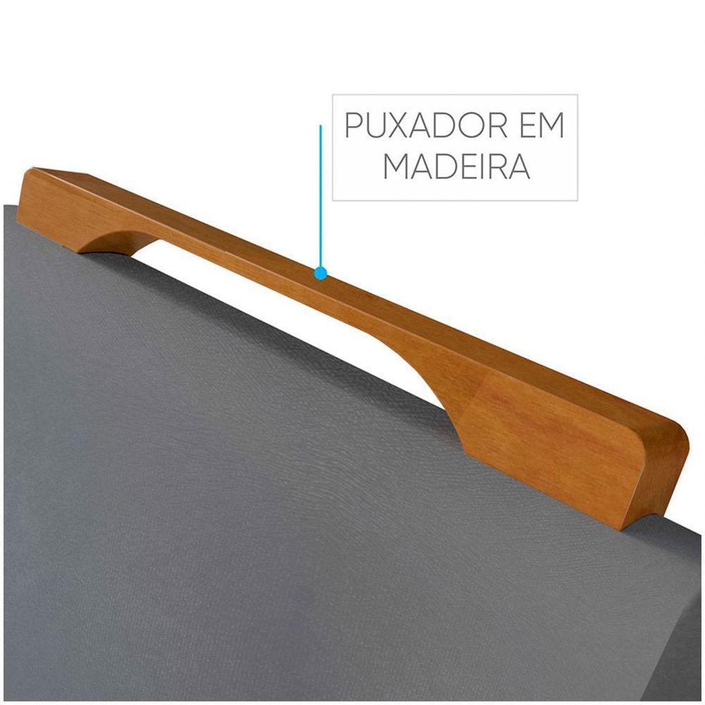 Conjunto Sala de Jantar 4Lug. 4 Cad. OffWhite/Cinza Profundo - 4