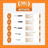 Faqueiro Ipanema 300 Peças Lâminas Em Aço Inox Cabo Preto Ptop - Tramontina - 3