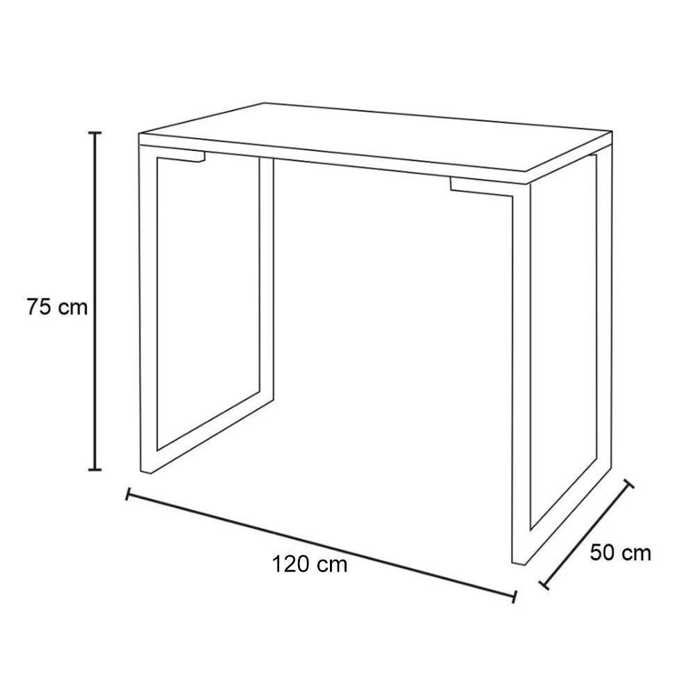 Escrivaninha e Cadeira Eiffel Charles Eames Branco - 5