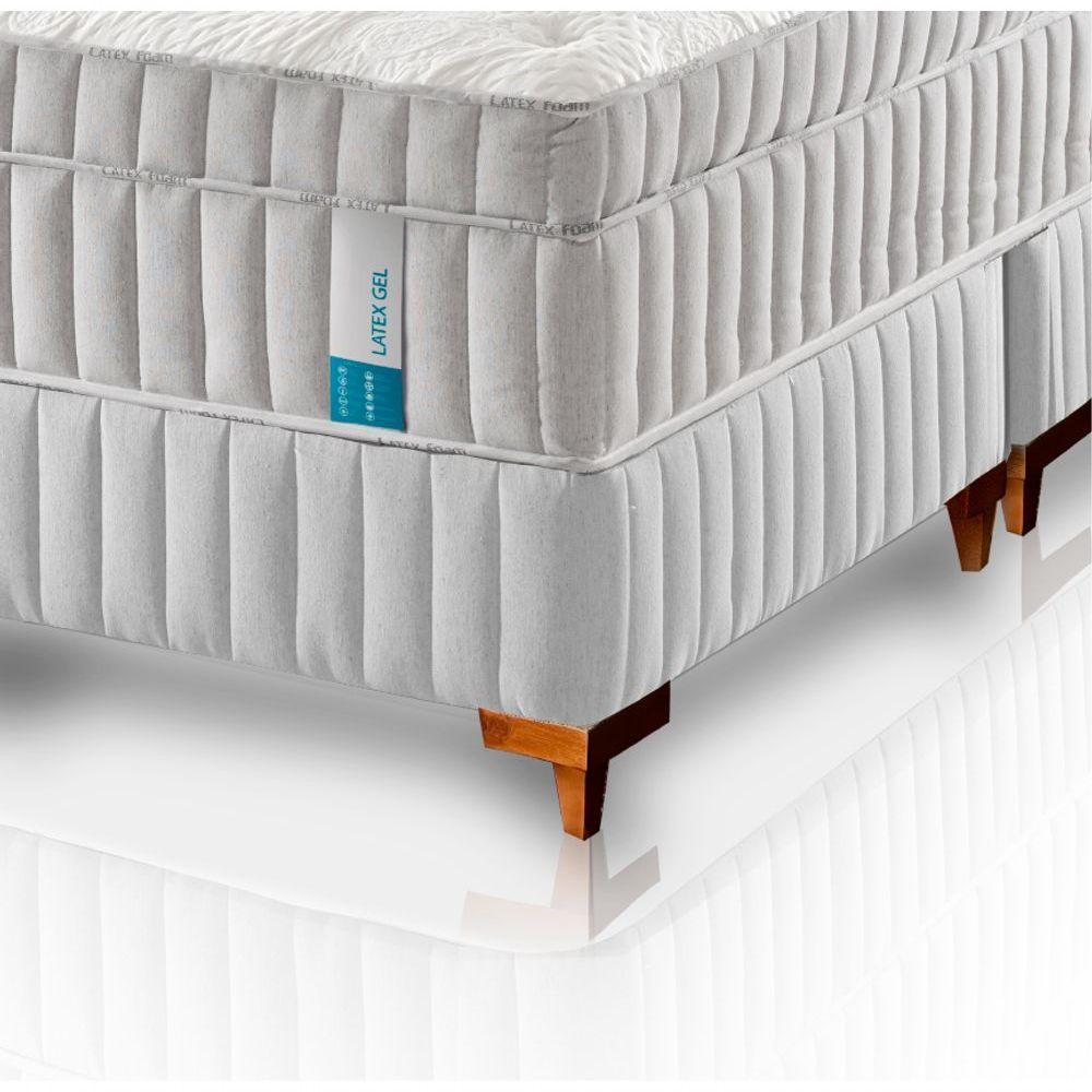 Colchão De Látex Qgel Com Cobre Box Solteiro King 96x203cm - 10