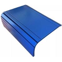 Esteira Laqueada Apoio Suporte Sofá Lisa Azul Bic