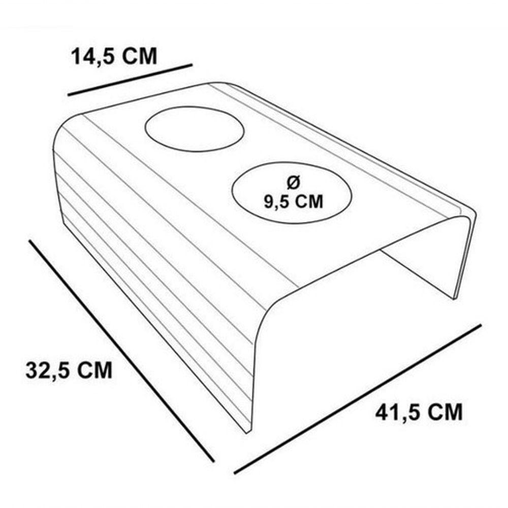 Kit 04 Esteira Laqueada Sofá Amarelo - 4