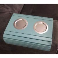 Kit 04 Esteira Laqueada Sofá Azul Bebe