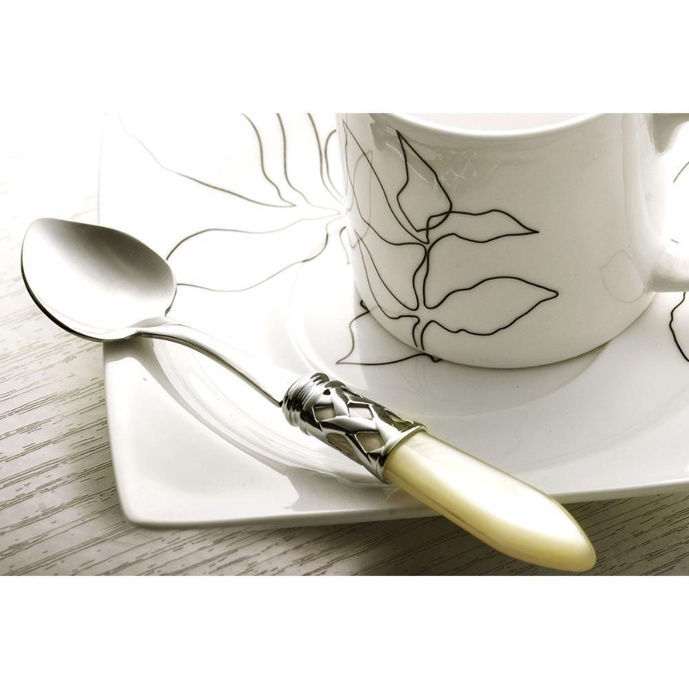 Jogo 6 Peças Colher Bolo Sobremesa Coração Aladim Bugatti - 3