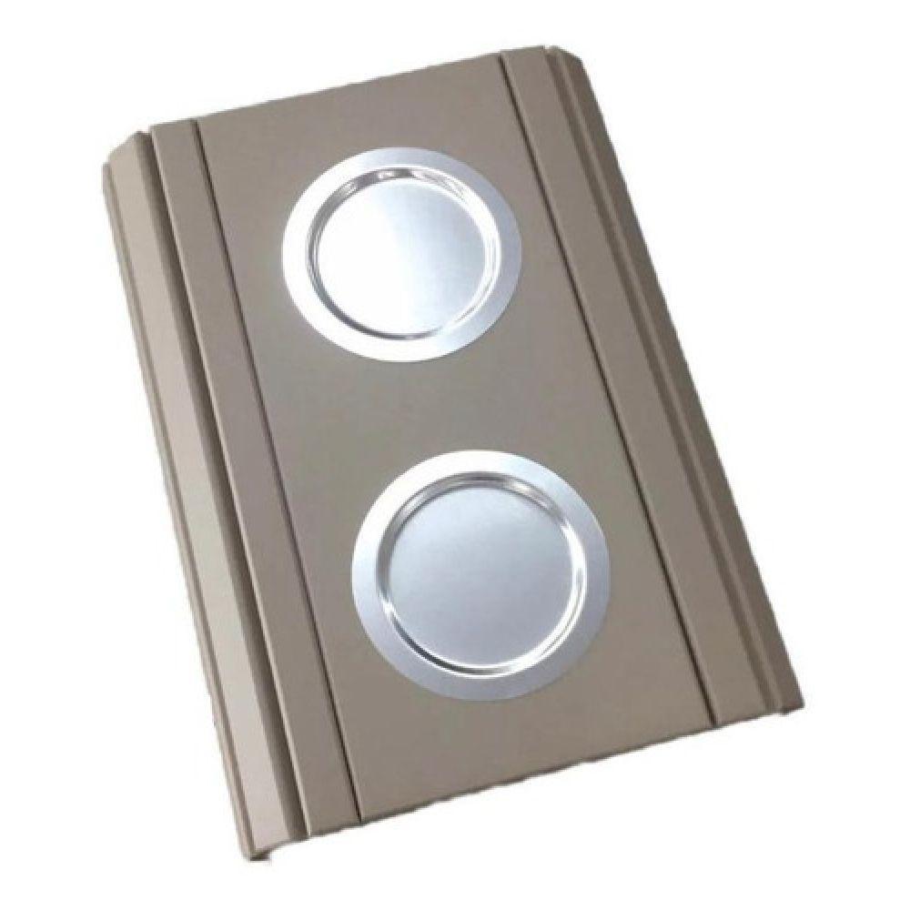 Kit 02 Esteira Laqueada Sofá Copo Nude - 1