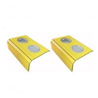 Kit 02 Esteira Laqueada Sofá Amarelo - 1