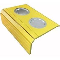 Kit 02 Esteira Laqueada Sofá Amarelo