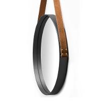 Espelho Redondo Decorativo Adnet Preto Escandinavo - 7