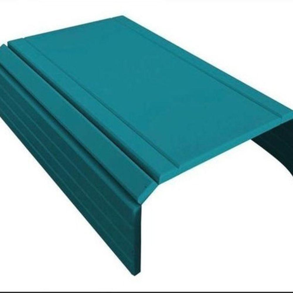 Kit 02 Esteiras Suporte Flexivel Braço Sofá Azul Tiffany - 1