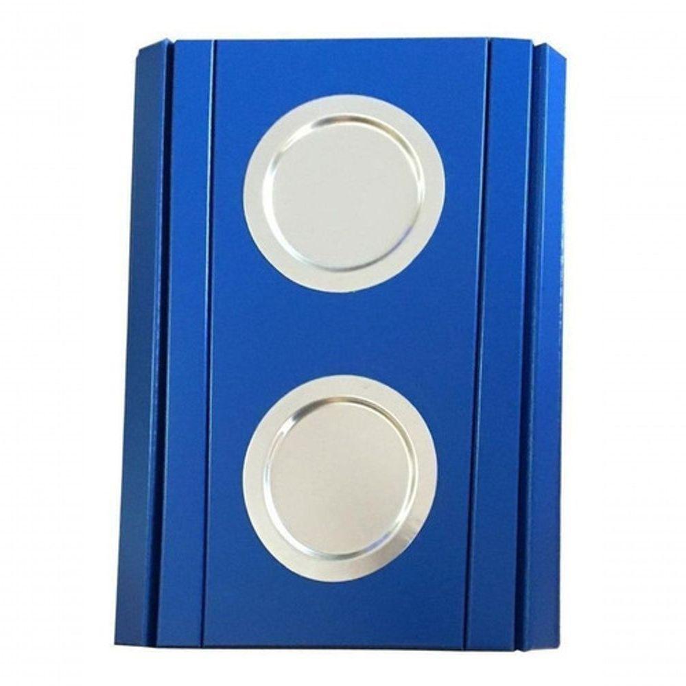 Kit 02 Esteira Laqueada Sofá Azul Bic - 3