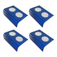 Kit 02 Esteira Laqueada Sofá Azul Bic